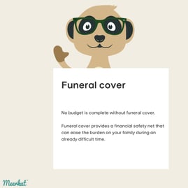 funeral cover at Meerkat